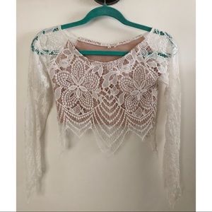 Lace Crop Top (Bridal Separates)